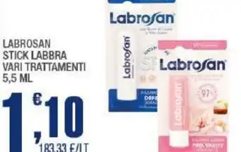 Splendidi e Splendenti LABROSAN STICK LABBRA VARI TRATTAMENTI 5,5 ML offerta