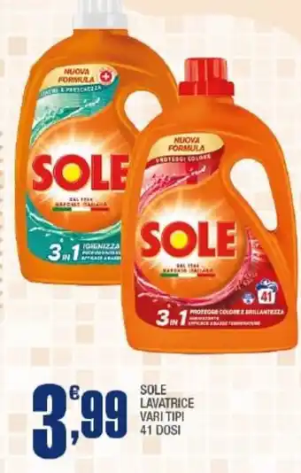 Splendidi e Splendenti SOLE LAVATRICE VARI TIPI 41 DOSI offerta