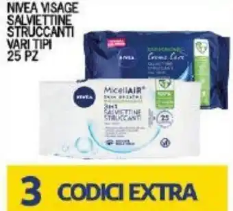 Splendidi e Splendenti NIVEA VISAGE SALVIETTINE STRUCCANTI VARI TIPI 25 PZ offerta