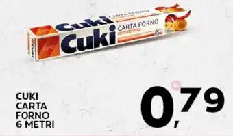 Extra Supermercati CUKI CARTA FORNO 6 Metri offerta