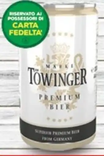 Despar BIRRA IN LATTINA TOWINGER 33 cl offerta