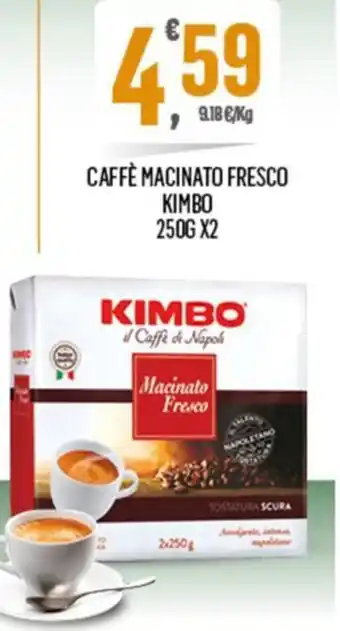 Despar CAFFÈ MACINATO FRESCO KIMBO 250G X2 offerta