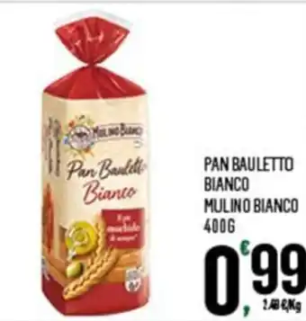 Despar PAN BAULETTO BIANCO MULINO BIANCO 400 g offerta