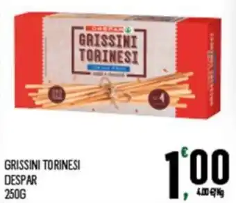 Despar GRISSINI TORINESI DESPAR 250G offerta