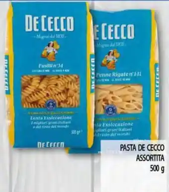 Vivo Supermercati PASTA DE CECCO ASSORTITA 500 g offerta