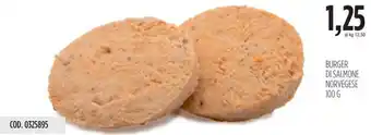 Carico Cash & Carry BURGER DI SALMONE NORVEGESE 100 G offerta