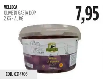 Carico Cash & Carry VELLECA OLIVE DI GAETA DOP 2 KG offerta