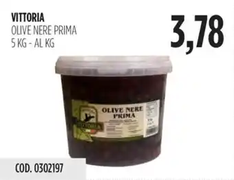 Carico Cash & Carry VITTORIA OLIVE NERE PRIMA 5 KG offerta