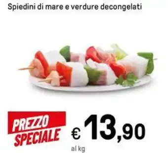 Iper La Grande Spiedini di mare e verdure decongelati offerta