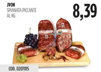 Carico Cash & Carry JVON SPIANATA PICCANTE offerta