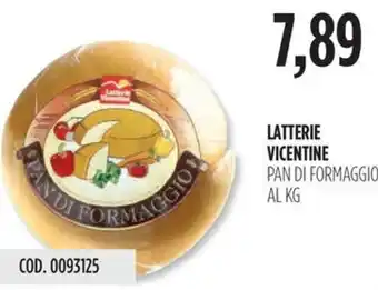 Carico Cash & Carry LATTERIE VICENTINE PAN DI FORMAGGIO offerta