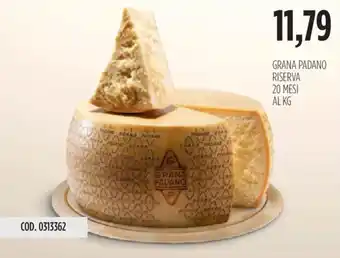 Carico Cash & Carry GRANA PADANO RISERVA 20 MESI offerta