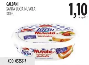 Carico Cash & Carry GALBANI SANTA LUCIA NUVOLA 180 G offerta