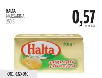 Carico Cash & Carry HALTA MARGARINA 250 G offerta