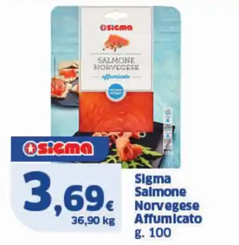 Sigma Sigma Salmone Norvegese Affumicato g 100 offerta