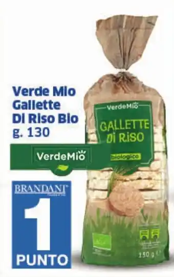 Sigma Verde Mio Gallette DI Riso Bio g. 130 offerta