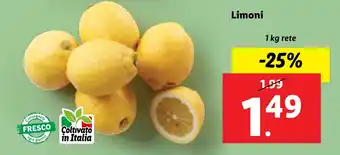 Lidl Limoni offerta