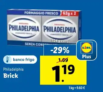Lidl Philadelphia Brick offerta