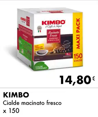 Iper Tosano KIMBO Cialde macinato fresco x 150 offerta