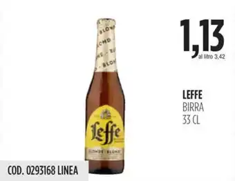 Carico Cash & Carry LEFFE BIRRA 33 CL offerta