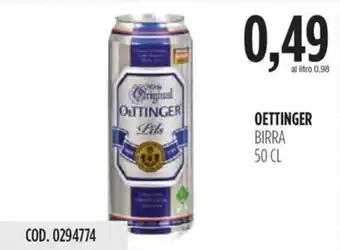 Carico Cash & Carry OETTINGER BIRRA 50 CL offerta