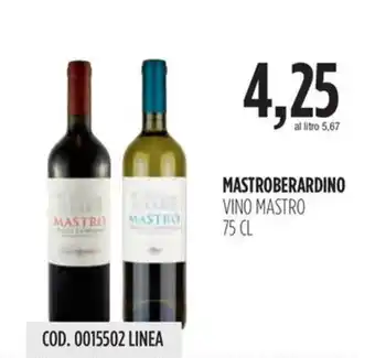 MASTROBERARDINO VINO MASTRO 75 CL
