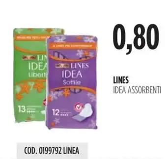 Carico Cash & Carry LINES IDEA ASSORBENTI offerta