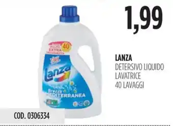 Carico Cash & Carry LANZA DETERSIVO LIQUIDO LAVATRICE 40 LAVAGGI offerta