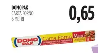 Carico Cash & Carry DOMOPAK CARTA FORNO 6 METRI offerta