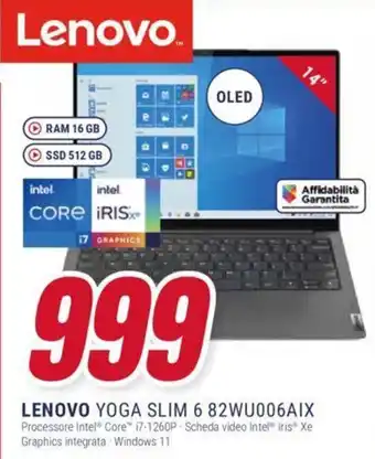 LENOVO YOGA SLIM 6 82WU006AIX