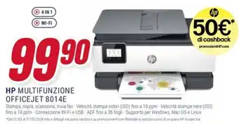 Trony HP MULTIFUNZIONE OFFICEJET 8014E offerta