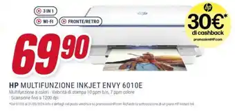 Trony HP MULTIFUNZIONE INKJET ENVY 6010E offerta