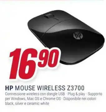 Trony HP MOUSE WIRELESS Z3700 offerta