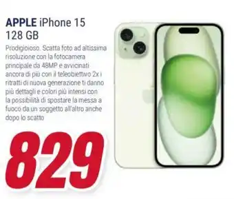 Trony APPLE iPhone 15 128 GB offerta