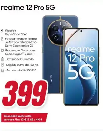 Trony realme 12 Pro 5G offerta