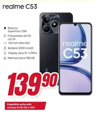 Trony realme C53 offerta