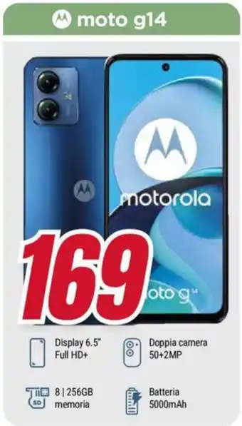 Trony motorola moto g14 offerta