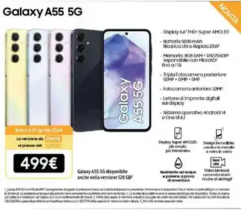 Trony Galaxy A55 5G offerta