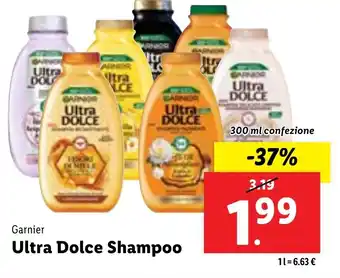 Lidl Garnier Ultra Dolce Shampoo 300 ml confezione offerta