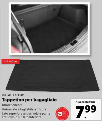 Lidl ULTIMATE SPEED Tappetino per bagagliaio offerta