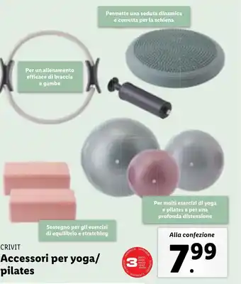 Lidl CRIVIT Accessori per yoga/ pilates offerta