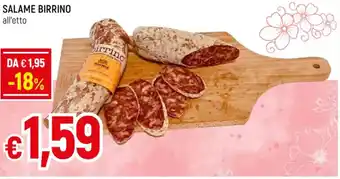 Famila Superstore SALAME BIRRINO offerta