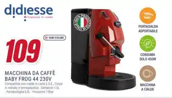 Trony didiesse MACCHINA DA CAFFÈ BABY FROG 44 230V offerta