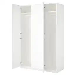 Pax / forsand Guardaroba, bianco/bianco, 150x60x236 cm