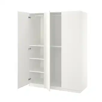 IKEA Pax / forsand Combinazione di guardaroba, bianco/bianco, 150x60x201 cm offerta