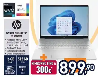 Unieuro hp PAVILION PLUS LAPTOP 14-eh1014nl offerta