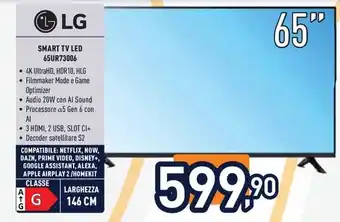 Unieuro LG SMART TV LED offerta