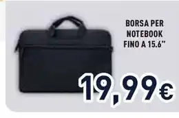Unieuro BORSA PER NOTEBOOK FINO A 15.6'' offerta