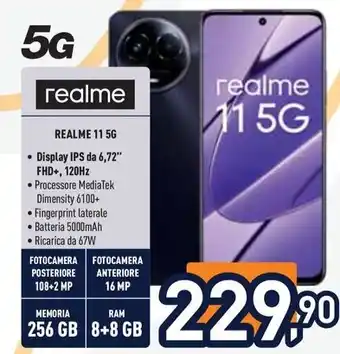 Unieuro REALME 11 5G offerta