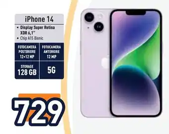 Unieuro iPhone 14 offerta
